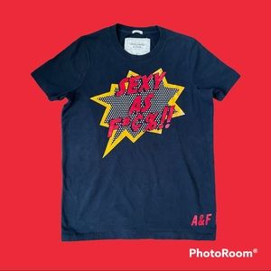 A&F SEXY AS F MUSCLE TEE MENS SIZE LARGE